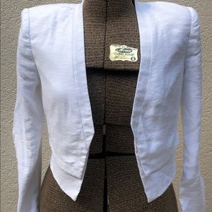 BCBGMAXAZRIA Corey Jacket In White XS